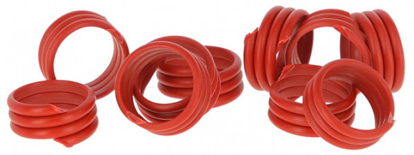 Spiralringe rot 16mm 20Stck.