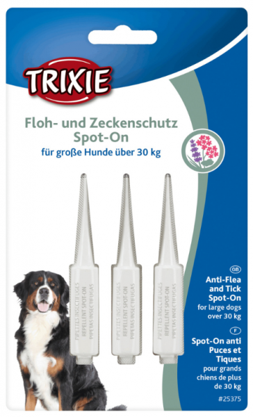 Trixie Floh- und Zeckenschutz Spot On für große Hunde über 30kg